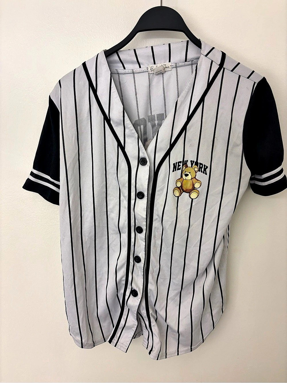 Birch and Stone New York Teddy Bear Baseball Jersey